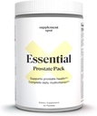 Pack santé essentiel de la prostate - Suppléments multivitamines quotidiens pour les hommes avec/saw Palmetto, vitamines, minéraux - Multivitamines quotidiennes pour les hommes pour soutenir la prostate et la santé globale - 30 paquets
