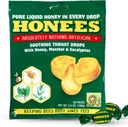 Hones Honey Menthol Toux gouttes - 20-piece, un seul paquet de losanges au miel.