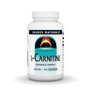 Source Naturals L-Carnitine, Énergie métabolique*, 250mg - 120 Capsules