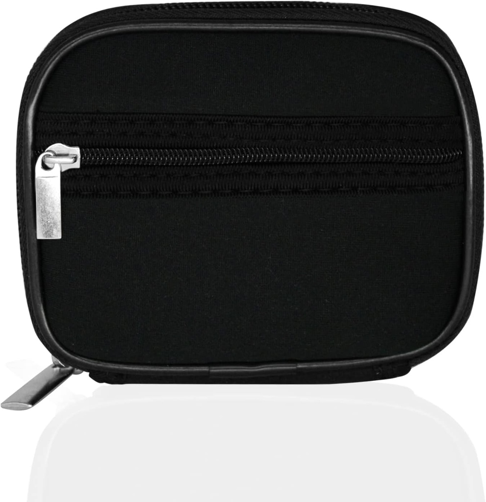 Serfeymi hebdomadaire Pill Organizer Pill Case for Purse with Amovible 7 Day Pill Box, Modeable Travel Medicine Organizer Pill Container for Medicine, Vitamine, Supplément - Noir 01