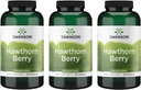 Swanson Hawthorn Berry Supplément- Flavonoïdes antioxydants (250 gélules, 565 mg chacune) 3 boîtes