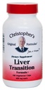 Formules originales de Christopher Formule de transition du foie – Nettoyage doux du foie à base de plantes, 450 mg, 100 capsules végétariennes