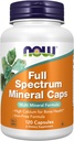 NOW Supplements, Full Spectrum Mineral Caps, Multi Mineral Formula, 120 Veg Capsules
