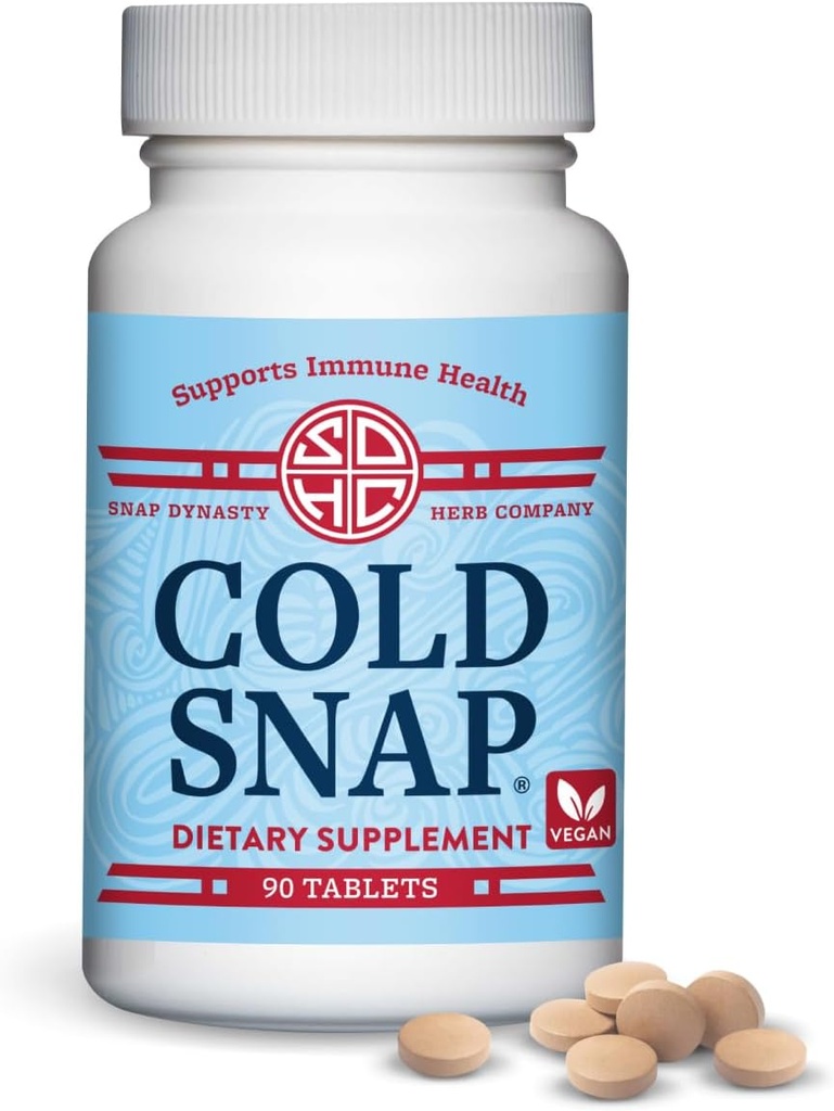 Snap Dynasty Cold Snap - 90ct Tablets, Vegan Plant Based Immune Support Supplement