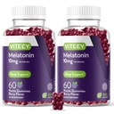 Viteey Mélatonine Gommies 10mg - Gommies de sommeil pour adultes Mélatonine extra-forte - Vegan, sans OGM, sans gluten - 120 Nombre