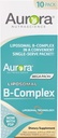 Aurora Nutrascience Mega-Liposomal B-Complex + Vitamine C, soutient l'énergie, immunitaire et système nerveux santé, sans gluten, sans OGM, sans sucre, saveur orange, 10 paquets de service unique