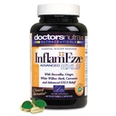 InflamEzze - Turcuma, Curcumine, Supplément gingembre - Sans gluten, 60 gélules