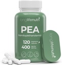 LongLifeNutri Palmitoyléthanolamide (Pea) 400mg - 120 Capsules végétariennes, Supplément biologique pour la gestion des désagréments, 4-mois d'approvisionnement, laboratoire testé, fabriqué aux États-Unis