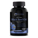 Capsules d'huile de graines noires 1000mg - Capsules d'huile de graines de cumin noir premium - Pills liquides d'huile de graines noires - Pills d'huile de nigella sativa pressées vierges - huile de graines noires - 120cap (2 mois d'approvisionnement)