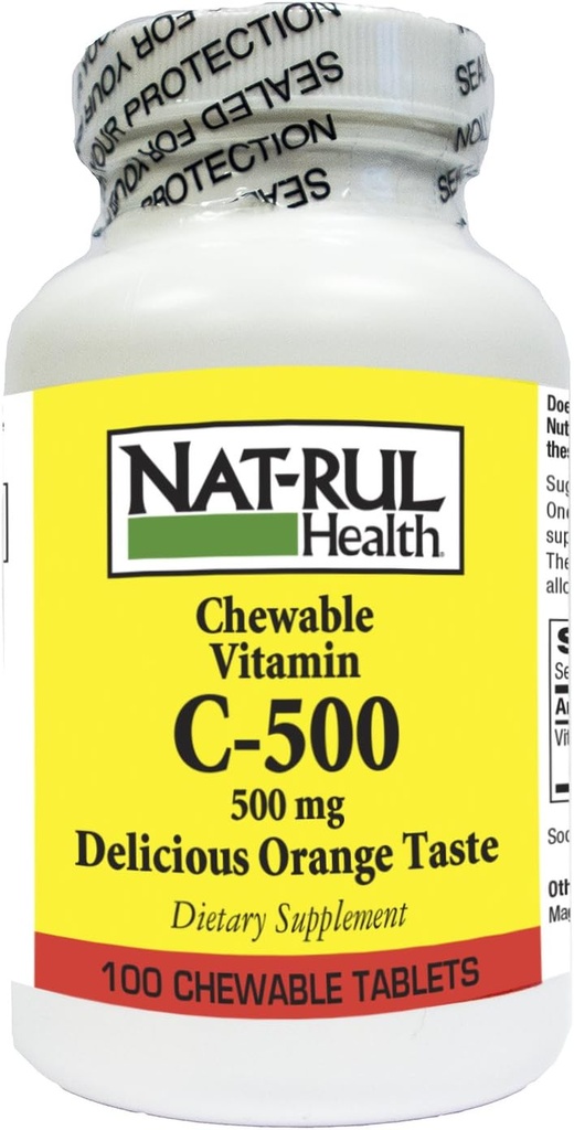 Vitamine C CHEWTABS 500MG N-R Taille: 100