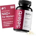 NAD+ Supplément pour les femmes - NMN Alternative avec β-NAD+, Trans-Resveratrol, CoQ10, D-Ribose - favorise le renouvellement cellulaire, l'énergie et la santé radiante de la peau - 60 capsules avancées