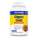Enzymedica Digest Gold + Probiotiques, 2-en-1 Formule pour la santé des intestins, enzymes digestives et 1 milliard de cultures probiotiques actives, 180 Nombre (FFP)