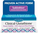 Glutathion clinique EuroMedica - Antioxydant pour une absorption élevée - Supplément alimentaire avec L-Glutathion - Supplément végétalien pour soutenir la santé cellulaire - 60 comprimés à fusion lente
