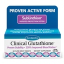 Glutathion clinique EuroMedica - Antioxydant pour une absorption élevée - Supplément alimentaire avec L-Glutathion - Supplément végétalien pour soutenir la santé cellulaire - 60 comprimés à fusion lente