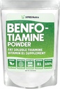 XPRS Nutra Benfotiamine poudre (Thiamine) - Fat Soluble Happy Heart Thiamine Supplément - Vitamine avancée B1 Benfotiamine pour un boost cognitif - Vegan Friendly Benfotamine poudre (4 Once)