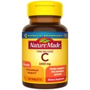 Nature faite vitamine C 1000 mg Comprimés de libération dans le temps avec les hanches de rose, 60 Compte (paquetage mai Vary)
