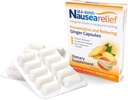Capsules Ginger Anti-Nauséa Sea-Band pour la maladie de mouvement et le soulagement de la nausée