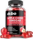 Gommies de vinaigre de cidre de pomme ACV - Support naturel pour la perte de poids avancée, détox, nettoyage, digestion plus santé Gummies - Suppléments de vinaigre de cidre de pomme 1000MG Gummy avec la mère