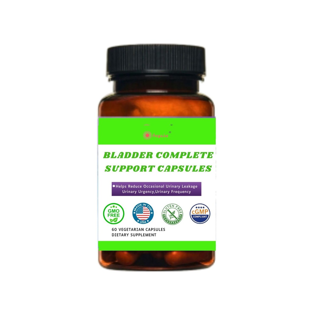 Supplément de contrôle de la vésicule pour réduire la fréquence urinaire, l'urgence et la fuite,Potent 5 ingrédients formule avec extrait de graines de citrouille, canneberge, vitamine D3, pour les hommes et les femmes, 60 jours d'approvisionnement