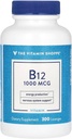 La Vitamine Shoppe Vitamine B12 1000mcg - soutient la production d'énergie, supplément alimentaire une fois par jour - Vitamine B-12 (sous forme de cyanocobalamine), sans gluten et sans lait (300 losanges)