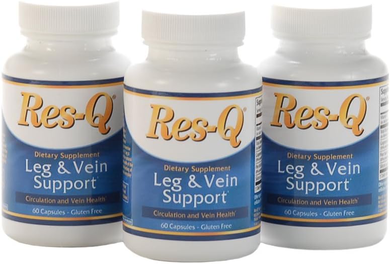 Support pour jambes et veines Res-Q, 60 capsules, 3-Pack