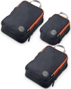 Ensemble de cubes d'emballage de compression pour les voyages - Organisateur de vêtements légers et durables pour bagages et valises de transport TRIPPED