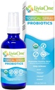 Vaporisateur de probiotiques liquides thématiques LiviaOne, probiotiques organiques certifiés USDA, probiotiques végétaliens sans gluten et sans allergène, non OGM et crus, 2 Fl Oz (paquet de 1)