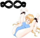 Bed Restraints and Straps Sex Tie Downs for Adults Couples Under Mattress Queen Size Sweater Bed Sex Hand Cuff Set Wrist Ankle Spreaders Bar Bed Bondage Sex Bed Straps for Adult Play Women P-1402