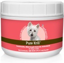 Herbsmith Pure Krill - Wild-Caught Antarctique Krill - Juste 1 Ingredient - Astaxanthine pour chiens - Oméga 3 prêt à l'emploi – Alternative à l'huile de krill pour chiens - 400g