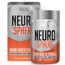 NDS Nutrition Neuro Sphere - Formule de santé cérébrale - Nootrope, augmentation de la concentration et de l'énergie, augmentation de la concentration, antioxydant et soutien immunitaire - 90 capsules