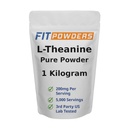 Poudre L-Theanine 100% pure, non-OGM, végétalien, sans gluten supplément de poudre de théanine (dimensions multiples) l'humeur et la cognition, le soulagement du stress et la relaxation, Scoop inclus (1 kilogramme)