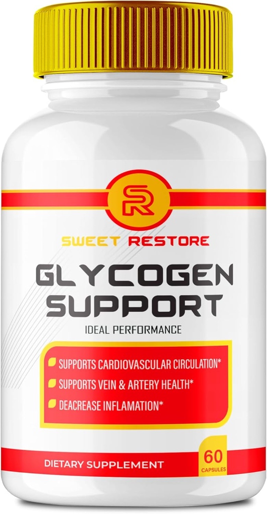 Sweet Restore Capsules, SweetRestore Support Formula Supplement Pills - Maximum Strength Sweet Restore Health & Wellness All Natural Formula, Official Sweet Restore Capsules Reviews (60 Capsules)