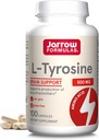 Formules de Jarrow L-Tyrosine 500 mg, supplément alimentaire, supplément acide aminé pour le soutien de la santé du cerveau, 100 capsules, 100 jours d'approvisionnement
