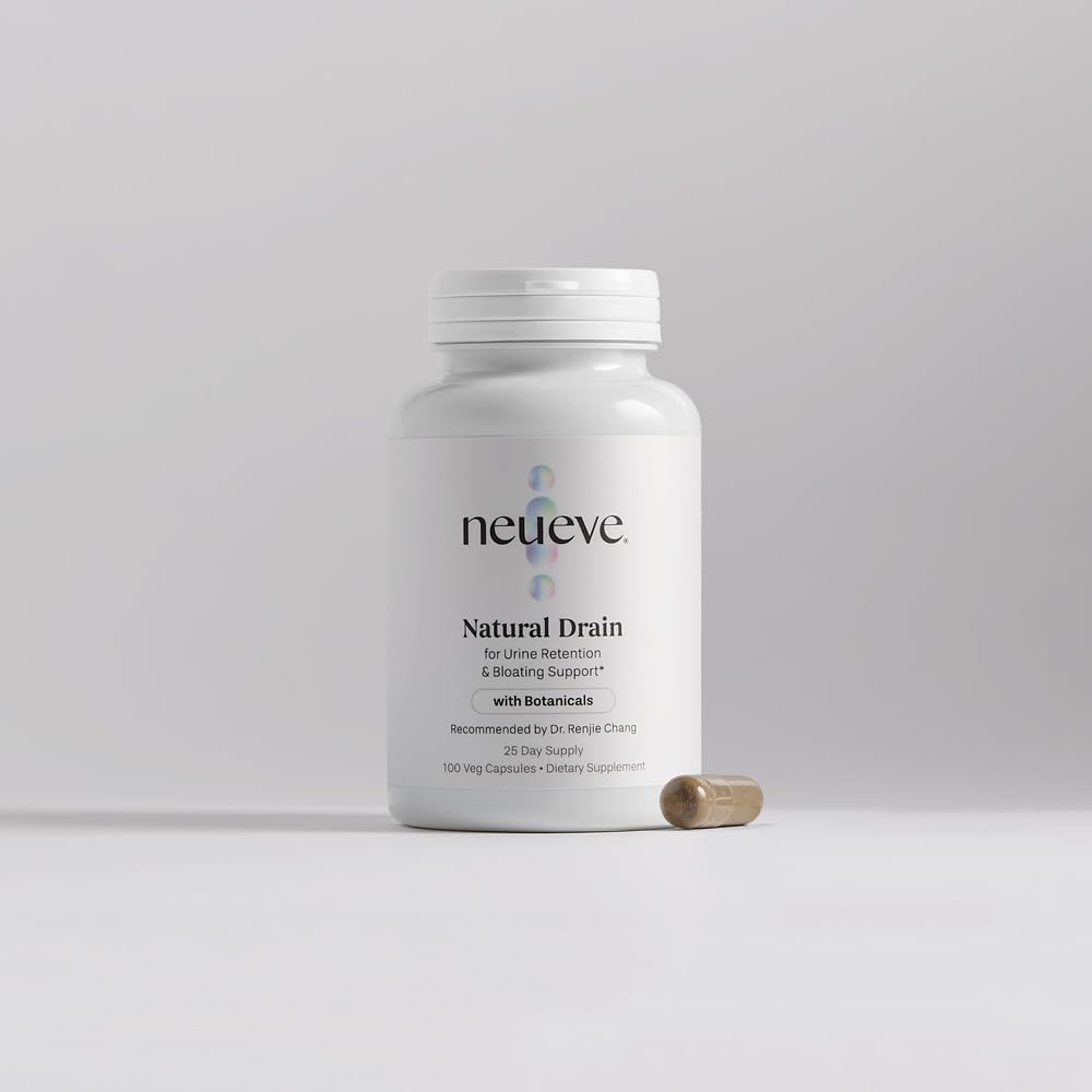 NeuEve Urine Control with Natural Drain Daily Supplement (en anglais seulement) aide à réduire la rétention d'urine, en soutenant un système urinaire sain