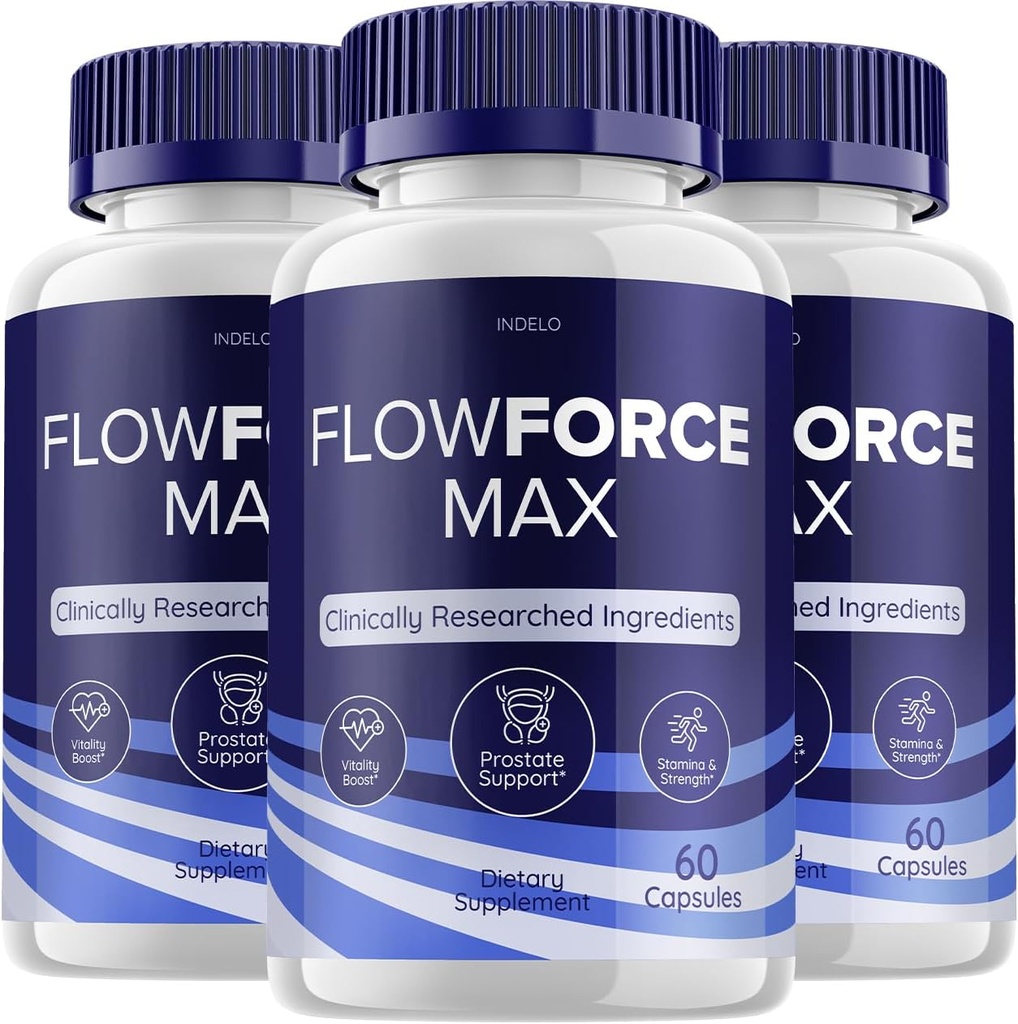 (3 Pack) FlowForce Max Supplément Énergie avancée, Supplément pour les hommes, Flow Force Max Suppléments Flowforce Max pour les hommes Supplément santé, FlowForce Max Avis (180 Capsules)