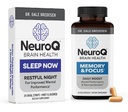LifeSeasons NeuroQ Memory & Focus with SleepNow Strips - 24/7 Soutien à la santé cérébrale - Améliorer la fonction cognitive du sommeil - 30 jours d'approvisionnement
