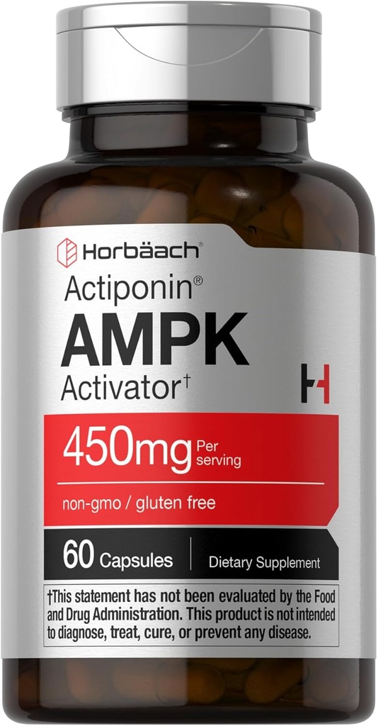 Horbäach AMPK Métabolique Activateur 450 mg 60 Capsules