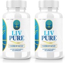 rize labs - LivPure Powered by Nature - Advanced Formula - Pure Support Dietary Supplement for Liver Support, Extra Strength, Vegan, Liver Function Pills (120 Capsules)