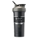 Bouteilles de mélange Classic V2 Bouteille de Shaker Parfaite pour Shakes Protein et Préentraînement, 28-Ounce, Gris/Noir, Black Shadow