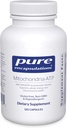 Encapsulations pures Mitochondria-ATP - Support Mitochondrial - ATP Aide à la production* - avec vitamine C, vitamine E et thiamine - Support antioxydant - 120 capsules