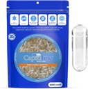 Capsuline Taille 0 Capsules de gélatine vides, claires - 5000 Nombres sans gluten, sans casher, non-OGM Certifié.