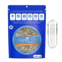 Capsuline Taille 0 Capsules de gélatine vides, claires - 5000 Nombres sans gluten, sans casher, non-OGM Certifié.
