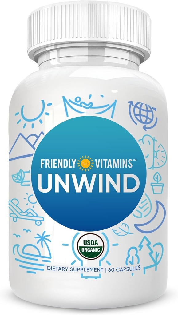Friendly Vitamins Organic Mood Support Capsules
