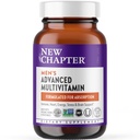 Nouveau chapitre Multivitamine masculine Formule avancée pour le stress, le cerveau, l'Immune, le coeur et l'énergie, niveaux plus élevés d'éléments nutritifs essentiels fermentés pour les hommes + sélénium + vitamine B, 120 ct