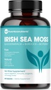 Pure Micronutriments Irish Sea Moss Capsules - Pilules Irlandaises Bio avec Bladderwrack, Burdock & Black Pepper pour l'énergie, l'immunité, la thyroïde, la digestion, le coeur et la santé des os