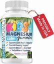 Enfants Magnésium Calme Gummies pour dormir, pour coucher, 60 Suppléments de comte fabriqués aux États-Unis