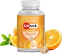 SelStick Electrolyte FastChews - 120 Comprimés électrolytiques à croquer pour l'hydratation, les onglets de sel, le soulagement de la déshydratation