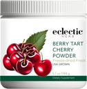 Herbe éclectique - Berry Tart Poudre de cerises Supplément d'appui pour joints Superfood Vitamine & Mineral Supplément de gel séché, végétalien, sans OGM, sans gluten (5,1 oz) 144 g