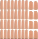 ANCIRS Gel Finger Support Gants Protecteur, Gel Finger Bottes/Covers - Différentes tailles Silicone Fingertips pour les mains Cracking, Eczema Peau (40pcs)