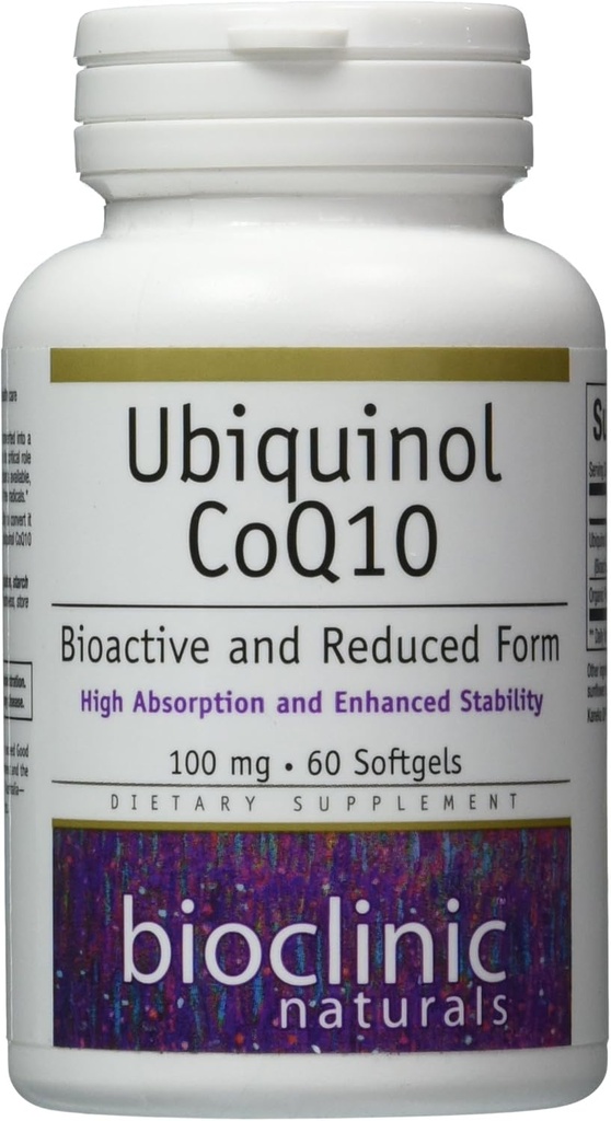 Bioclinique Naturelles Ubiquinol Softgels, 60 Comte